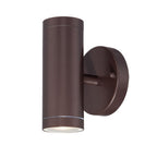 Bronze LED Dimmable Outdoor Hanging Light With Bronze Shades