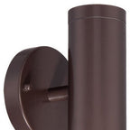 Bronze LED Dimmable Outdoor Hanging Light With Bronze Shades