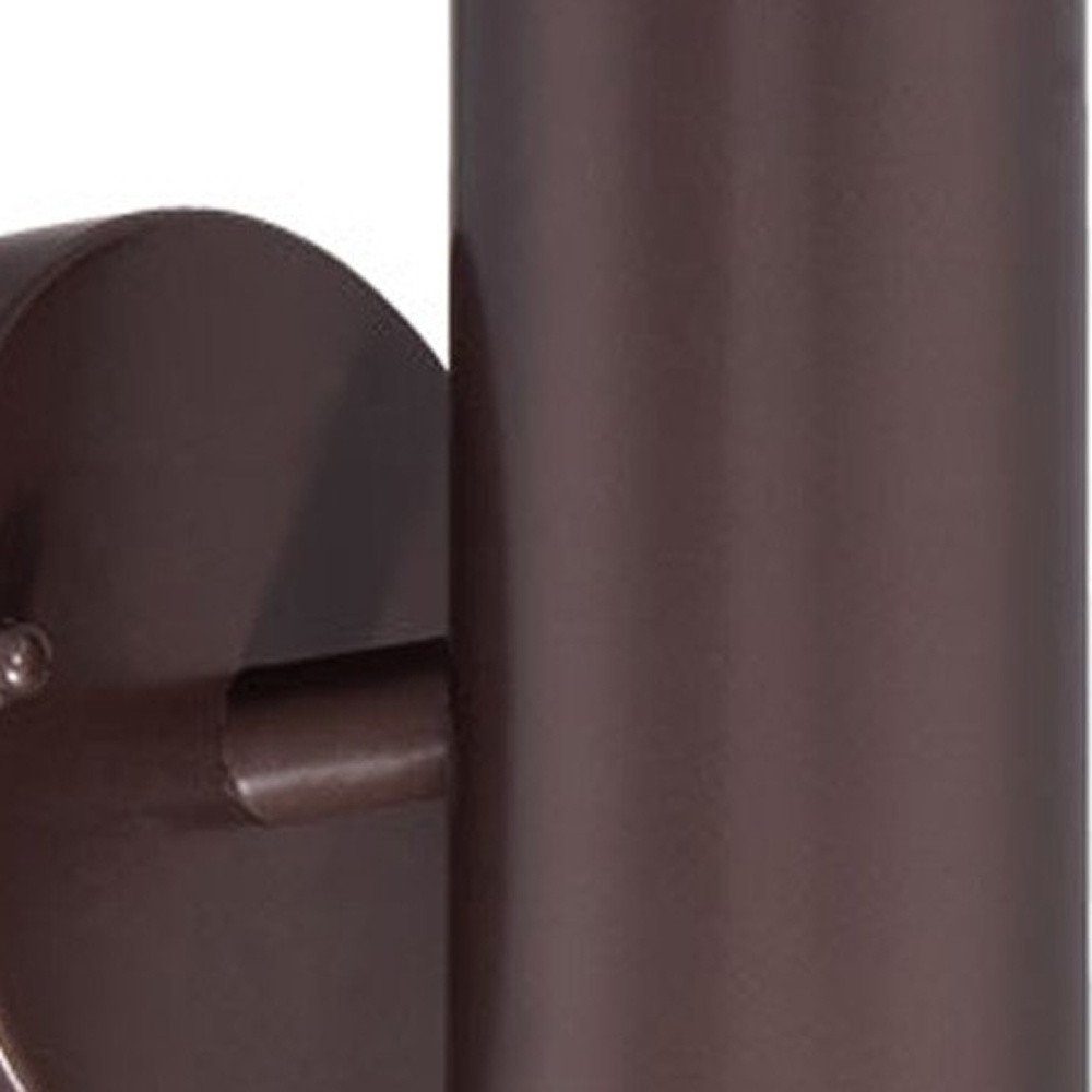 Bronze LED Dimmable Outdoor Hanging Light With Bronze Shades