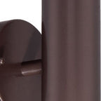 Bronze LED Dimmable Outdoor Hanging Light With Bronze Shades