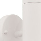 White LED Dimmable Outdoor Hanging Light With White Shades