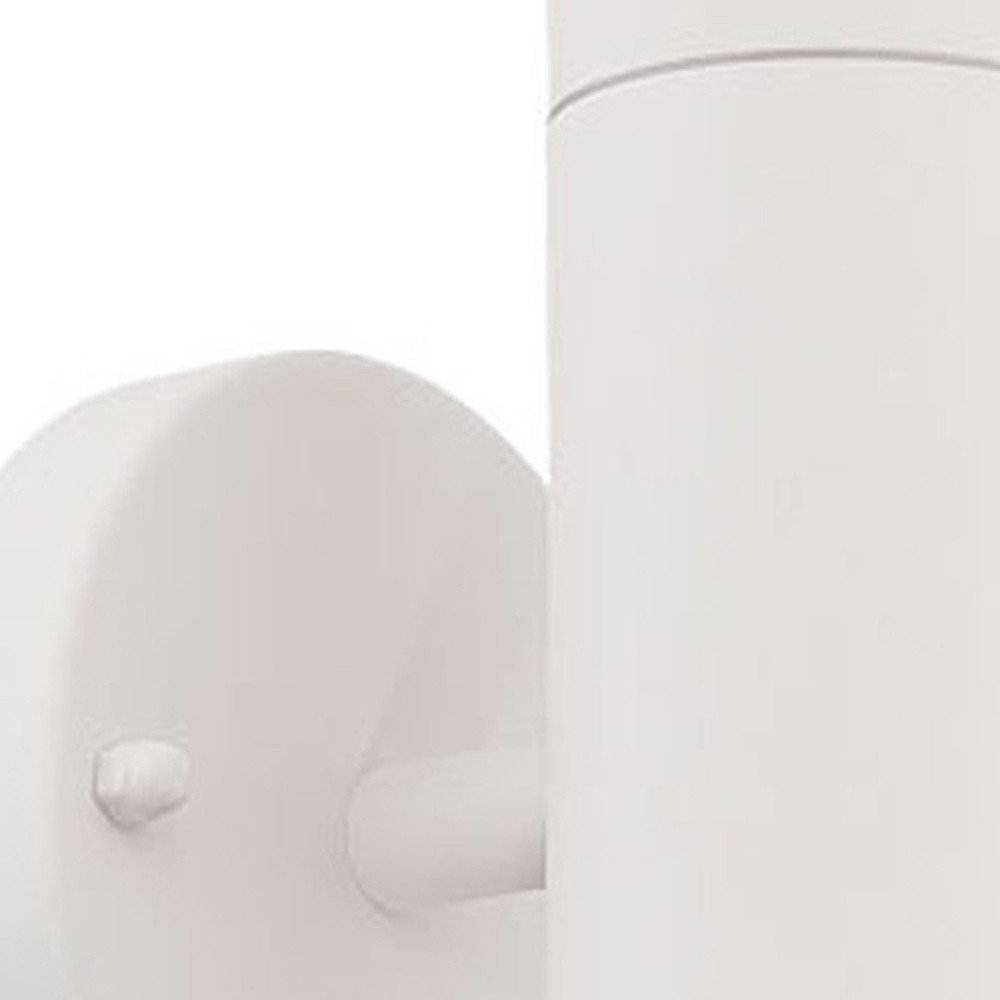 White LED Dimmable Outdoor Hanging Light With White Shades