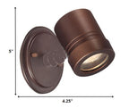 Bronze Dimmable Outdoor Hanging Light With Bronze Shades