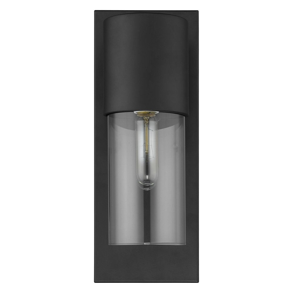 Black And Clear Transparent Dimmable Outdoor Hanging Light With Black And Clear Shades