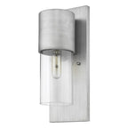 Silver And Clear Transparent Dimmable Outdoor Hanging Light With Silver And Clear Shades