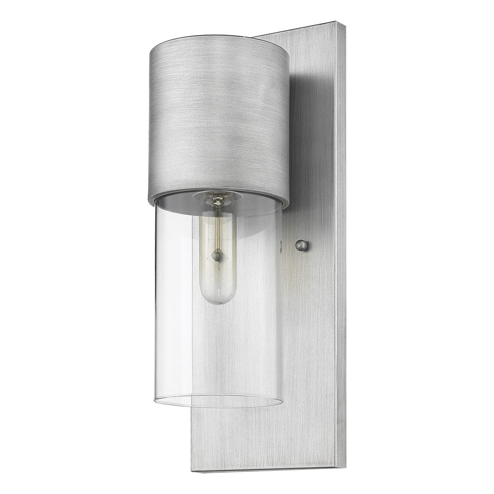 Silver And Clear Transparent Dimmable Outdoor Hanging Light With Silver And Clear Shades