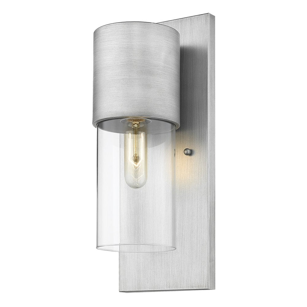 Silver And Clear Transparent Dimmable Outdoor Hanging Light With Silver And Clear Shades