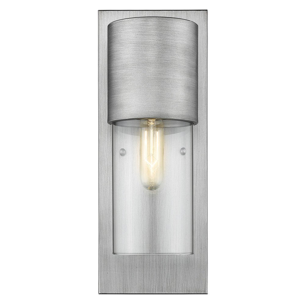 Silver And Clear Transparent Dimmable Outdoor Hanging Light With Silver And Clear Shades