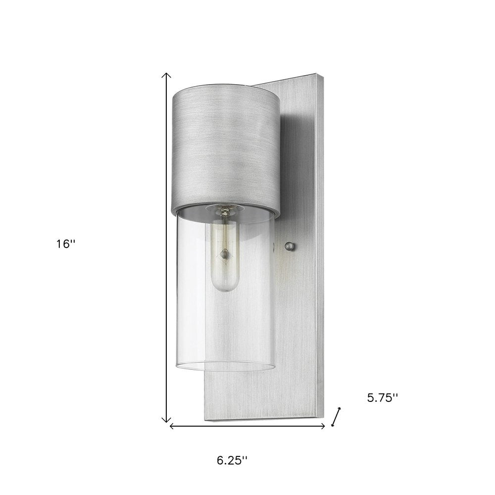 Silver And Clear Transparent Dimmable Outdoor Hanging Light With Silver And Clear Shades