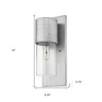 Silver And Clear Transparent Dimmable Outdoor Hanging Light With Silver And Clear Shades