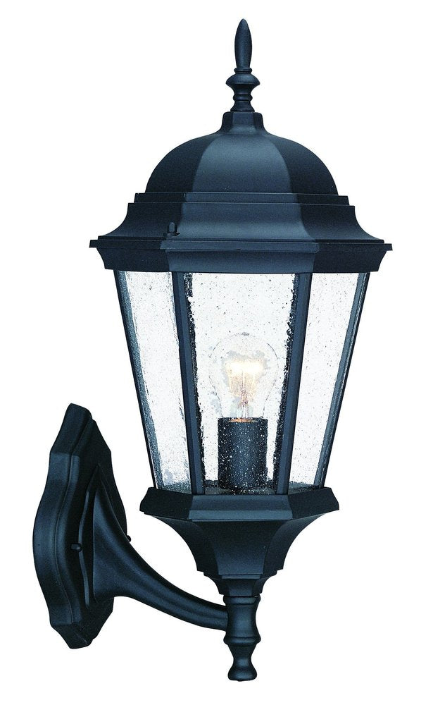 Black And Clear Seeded Dimmable Outdoor Hanging Light With Black And Clear Shades