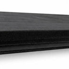 24" Black Wood Wall Mounted Floating Shelf