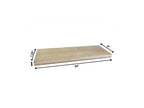 24" Solid Wood Rustic Wall Mounted Shelving Unit