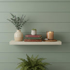 24" Solid Wood Rustic Wall Mounted Shelving Unit