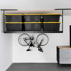 4’ x 8’ Overhead Garage Storage Bundle w/ 5 Bins (Yellow)
