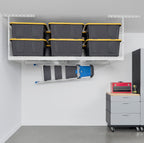 4’ x 8’ Overhead Garage Storage Bundle w/ 5 Bins (Yellow)