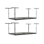 4’ x 8’ Overhead Garage Storage Rack Two Pack - Hammertone