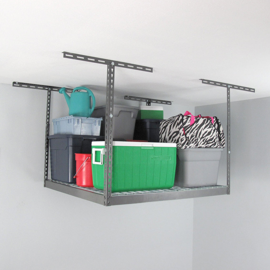 4’ x 4’ Overhead Garage Storage Rack - Overhead Storage