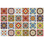 4" X 4" Mediterra Mosaic Peel and Stick Tiles