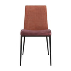Set of Two Light Gray And Silver Upholstered Fabric Dining Side Chairs
