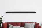 75" Natural Wooden Wall Mounted Floating Shelf