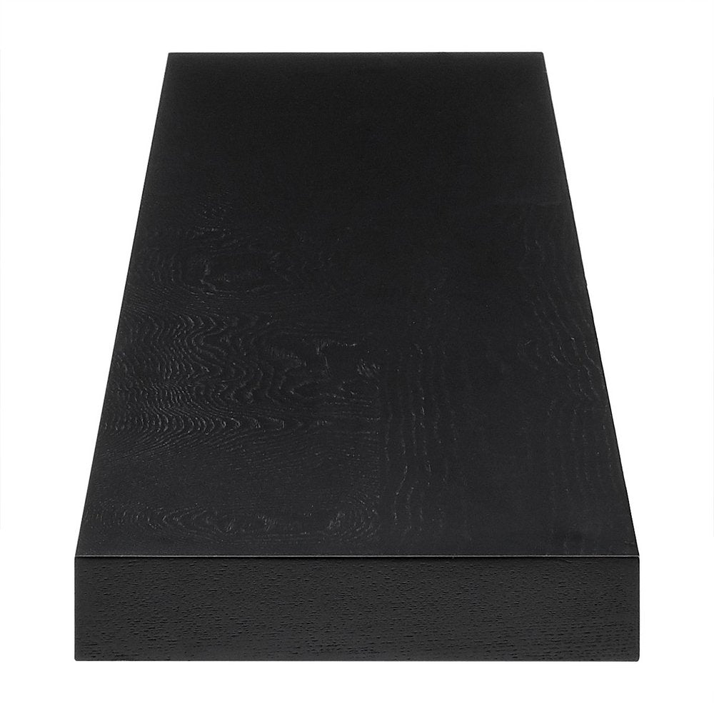 75" Natural Wooden Wall Mounted Floating Shelf
