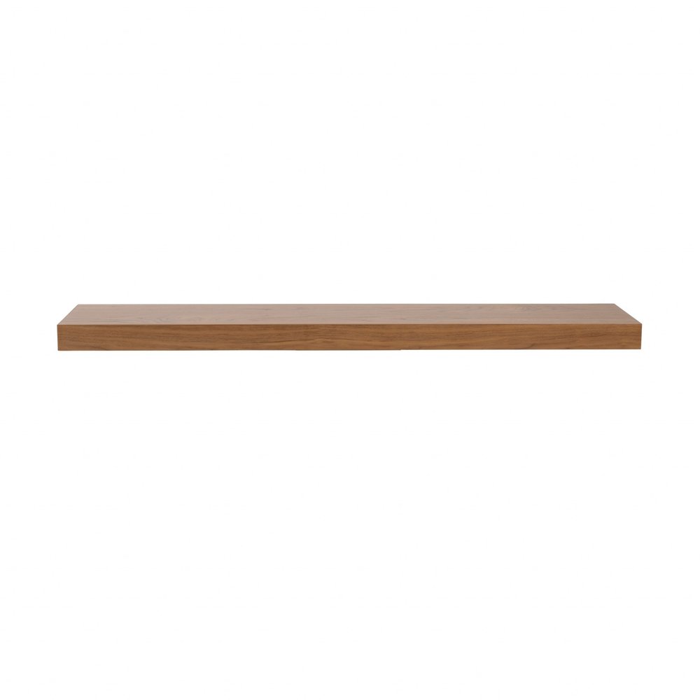 43" Black Wooden Floating Shelf