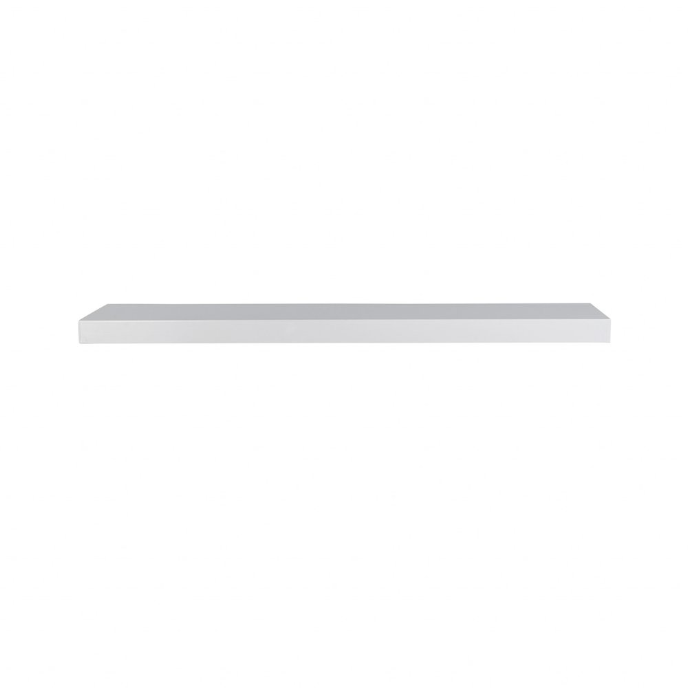 43" Black Wooden Floating Shelf