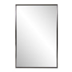 36" Gunmetal Metal Framed Accent Mirror
