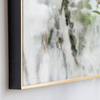 Set of Two White Framed Art