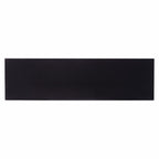 50" Black Solid Wood Two Drawer Sideboard