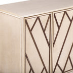 Champagne Deco Buffet Storage Cabinet
