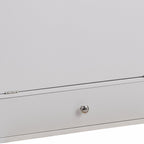 26" White Wall Mounted Floating Desk