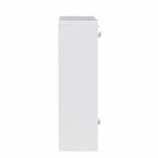 26" White Wall Mounted Floating Desk