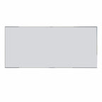 47" Silver Wood Mirrored With Two Drawers