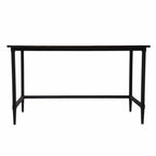53" Natural and Black Wood Writing Desk