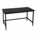 53" Natural and Black Wood Writing Desk