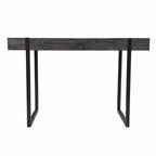 45" Black Wood Sled Writing Desk