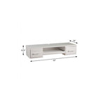 White Wall Mount Desk with Drawers