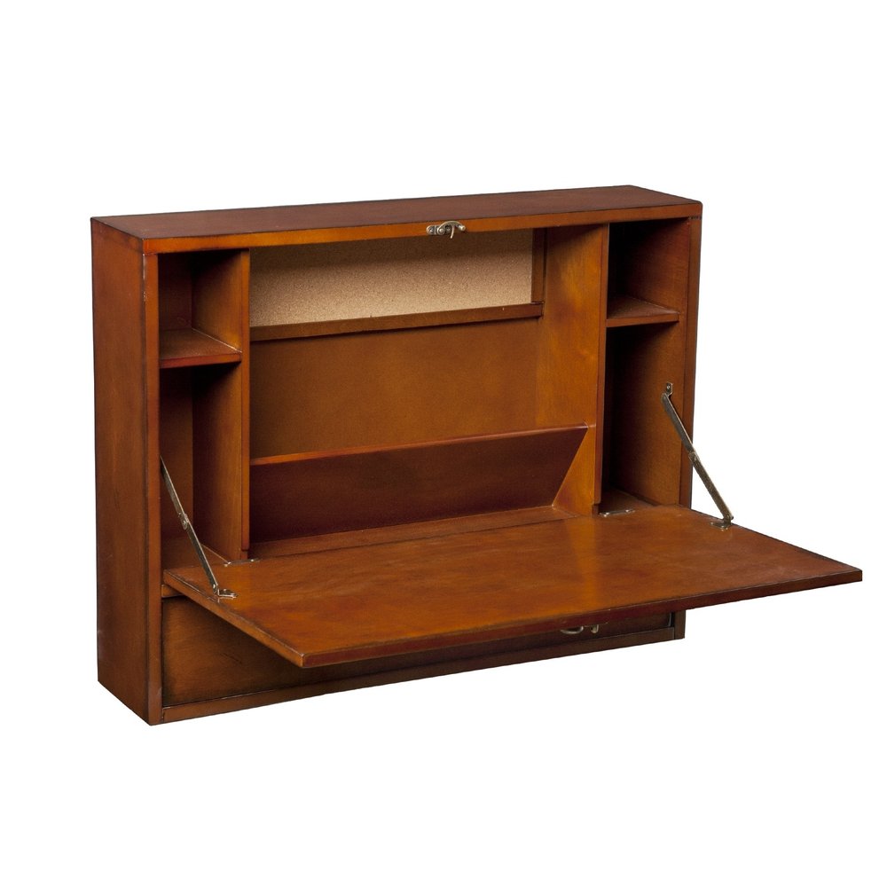 26" Brown Floating desk