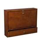 26" Brown Floating desk