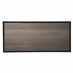 44" Gray and Black Wood Pedestal