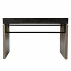 45" Black and Brown Wood Sled