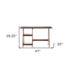 47" Brown Computer Desk