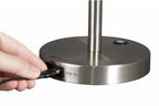 Brushed Silver LED Adjustable Desk Lamp