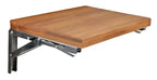 30" Brown Premium Wall Mount Teak Shower Bench