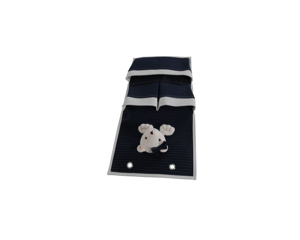Set of Two Black And White Fabric Wall Hanger