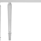 45" Silver Mirrored Glass and Wood Free Form Console Table