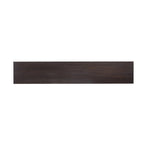 54" Espresso and Black Wood and Iron Console Table