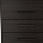 59" White Wood Six Drawer Double Dresser